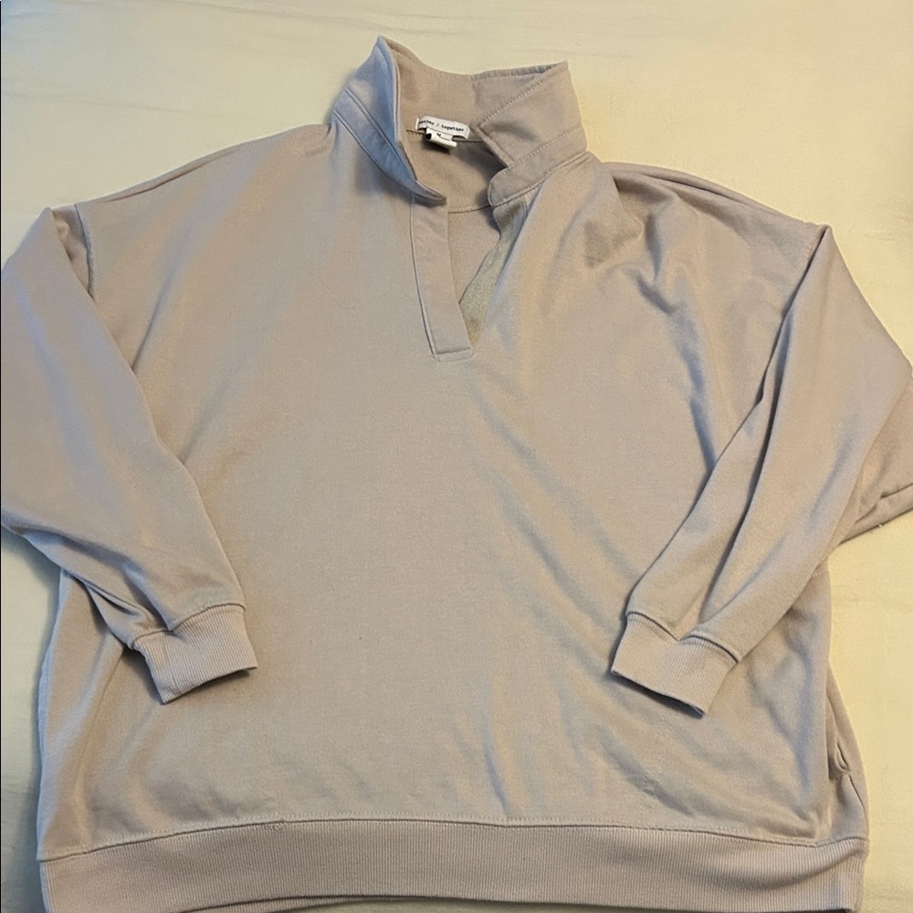 Light Tan Pullover Sweatshirt